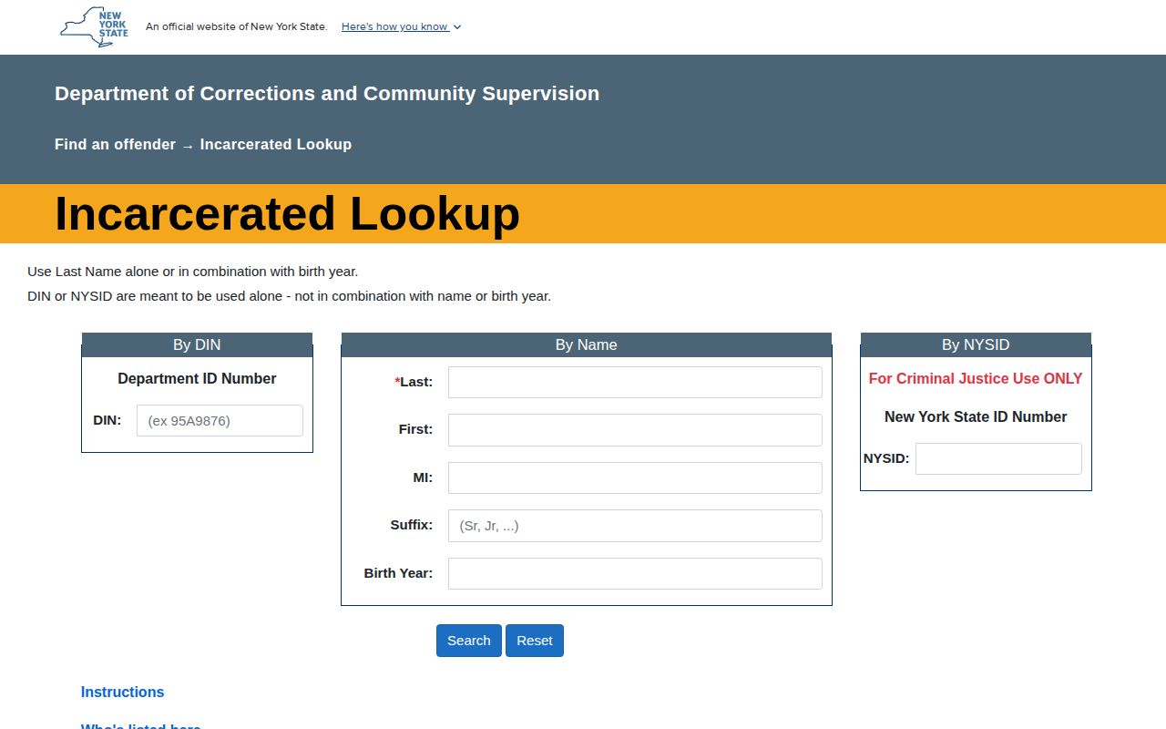 New York state offender lookup for Fulton County arrest records